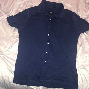 Mens Boss Short sieve shirt